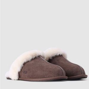 UGG SLIPPERS W SCUFFETTE II Espresso Women Sz 10 New